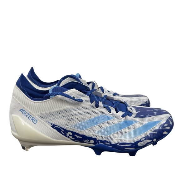 adidas Adizero Electric Speed Juice Cloud White Blue IE4418 Football Cleats Sz12 main image 7